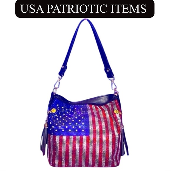 American Denim Baseball Hat w/Rhinestones, NWOT - Picture 7 of 8